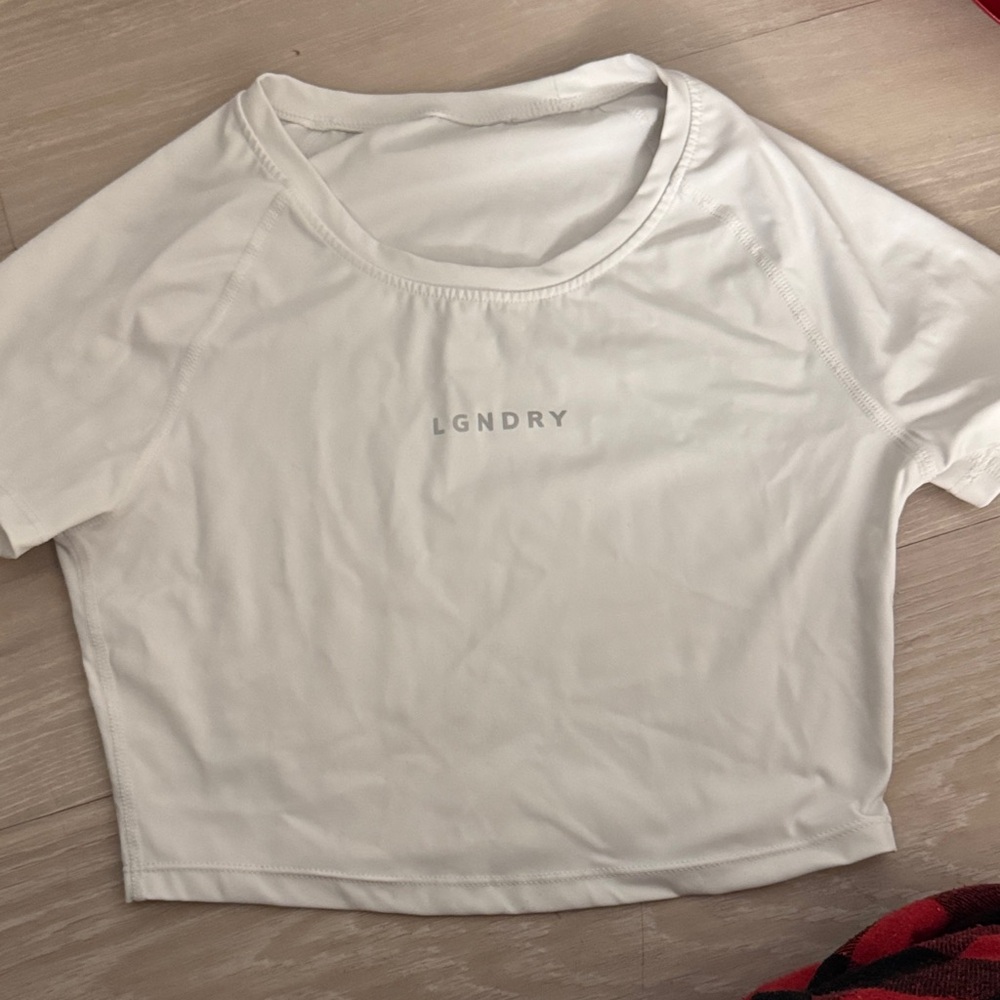 Women's White Crop Top